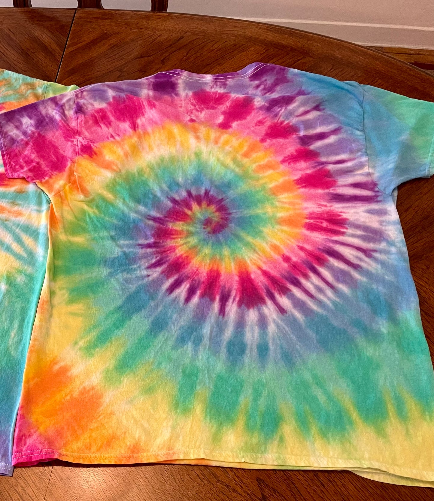 Pastel V-Neck Rainbow T-Shirt