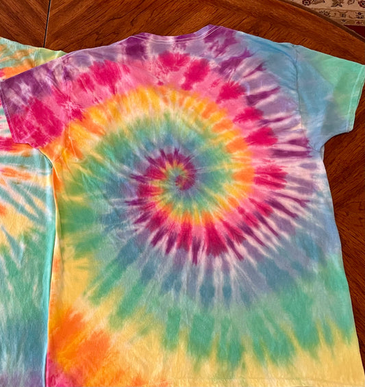 Pastel V-Neck Rainbow T-Shirt
