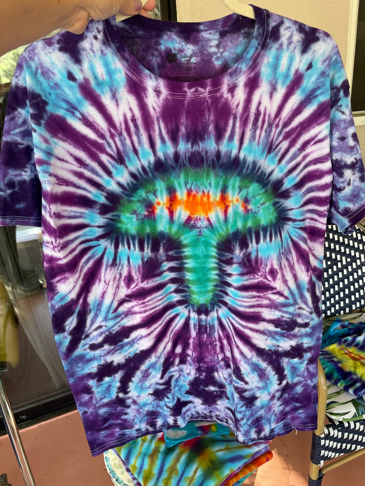 Magic Mushroom Tie-Dye Large