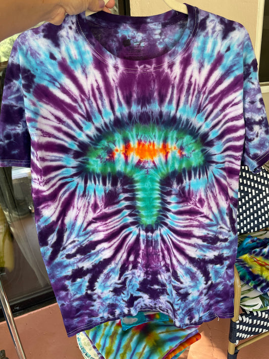 Magic Mushroom Tie-Dye Large