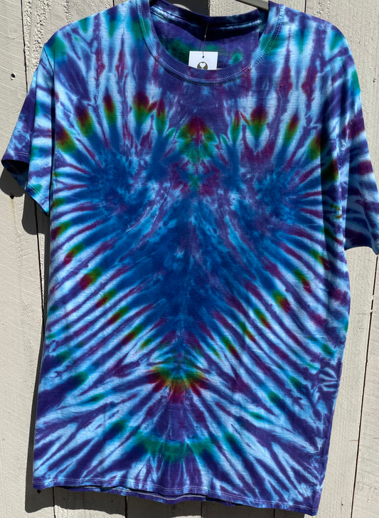 Blue Heart Tie-Dye XL